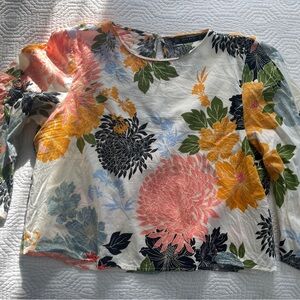 Zara Floral Women's Cropped Top - Multicolor